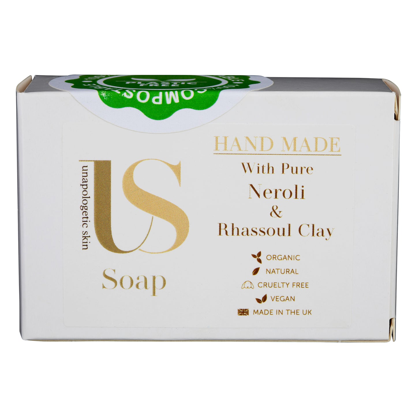 Handmade Organic & Natural Neroli & Rhassoul Clay soap