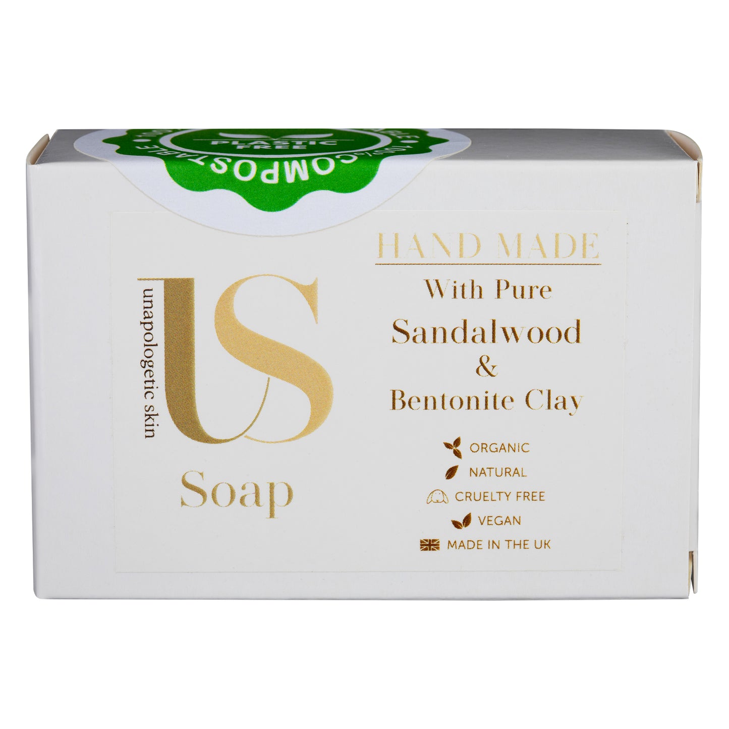Handmade Organic & Natural Sandalwood & Bentonite Clay soap