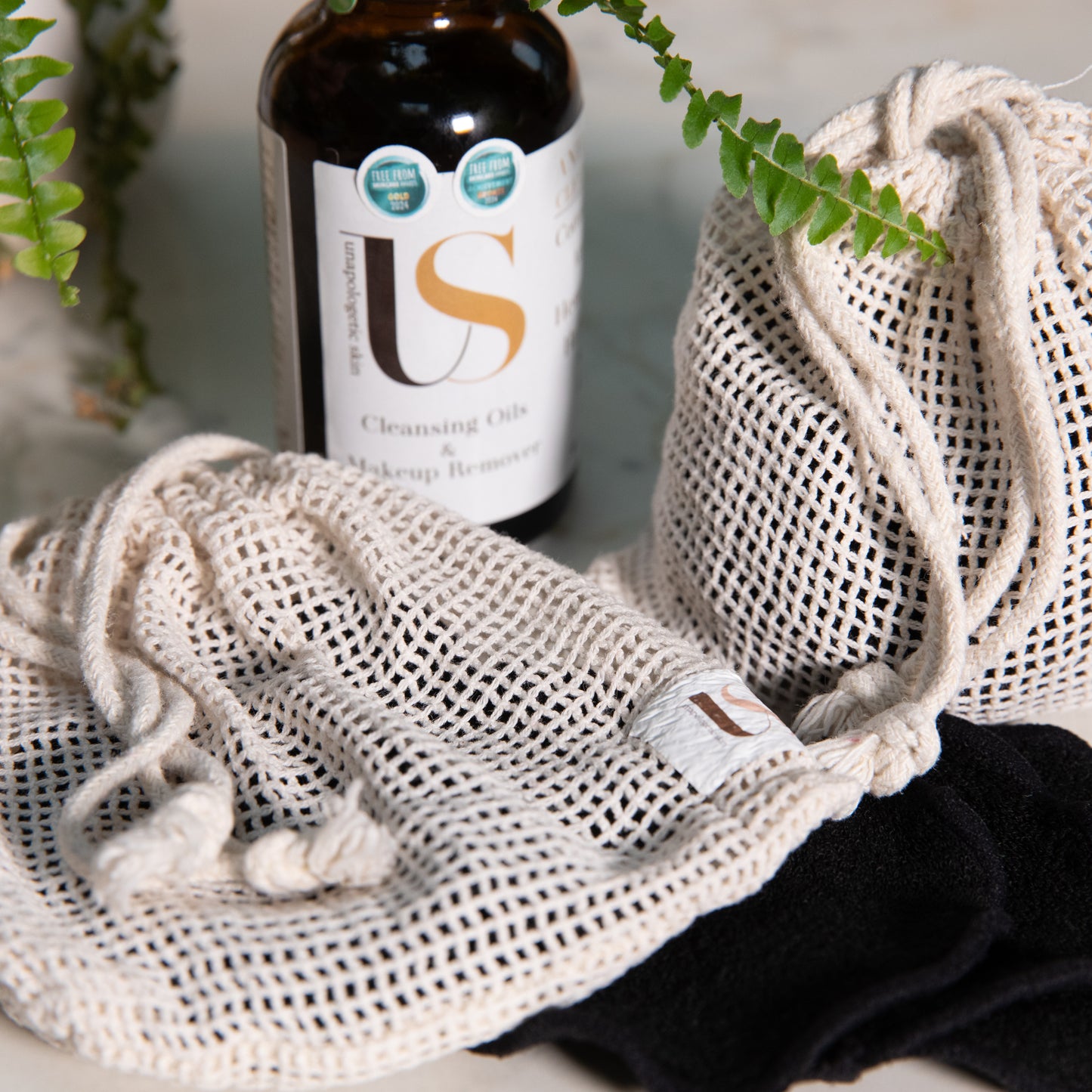 100% Natural Antibacterial Reusable Cotton Face Pads